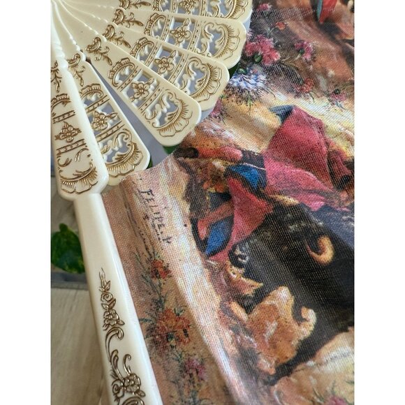 Vintage Spanish Lace Hand Fan - Picture 3 of 12